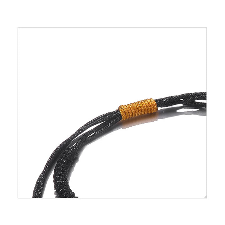 Buddha Stones 2Pcs Green Aventurine White Jade Peace Buckle Luck Braided Couple Bracelet