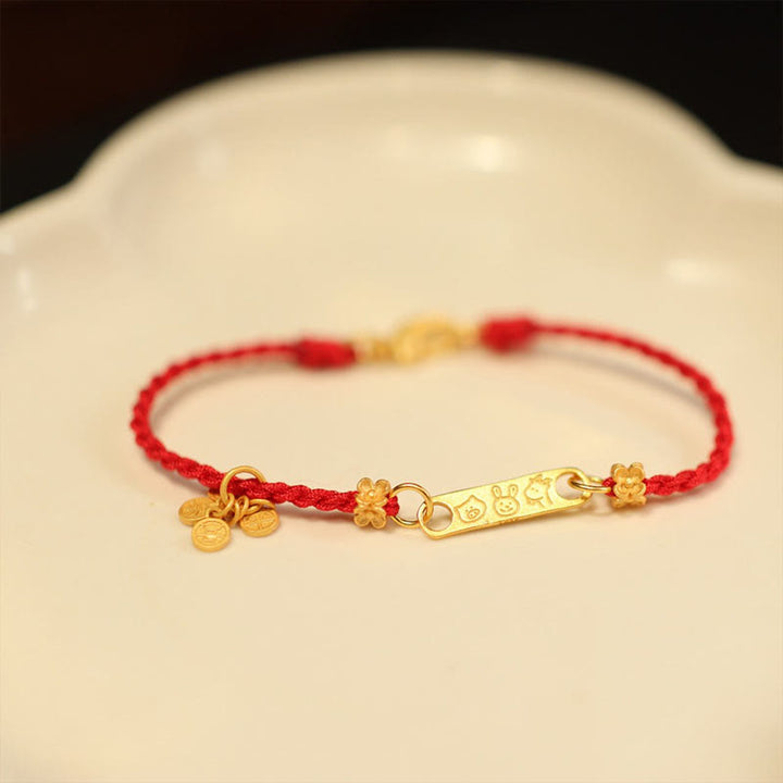 Buddha Stones 925 Sterling Silver Handmade Multicolor String Protection Luck Charm Braid Bracelet