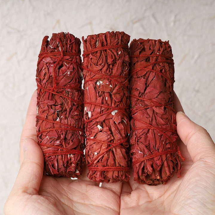 Buddha Stones Dragon's Blood Sage Smudge Stick for Home Negative Energy Cleansing Incense Healing Meditation Rituals