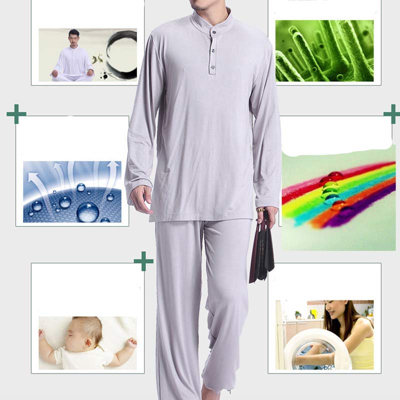 Buddha Stones Meditation Prayer Spiritual Zen Tai Chi Practice Yoga Clothing Men's Set - image 10