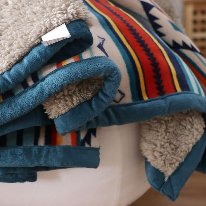 Geometric Warm Soft Bed Throw Blanket - image 14