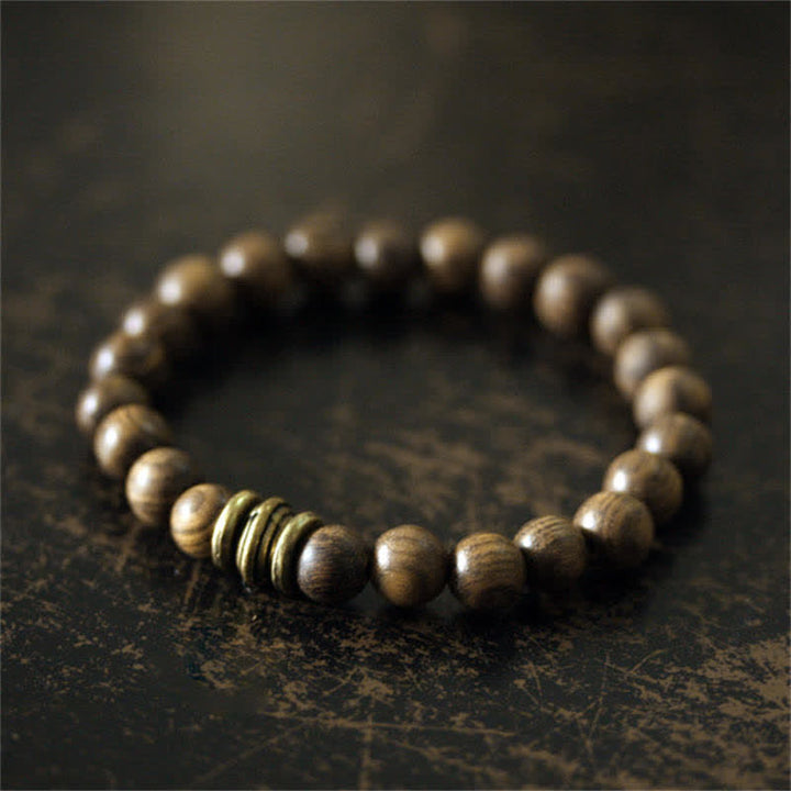 Buddha Stones Tibetan Sandalwood Protection Bracelet - image 4