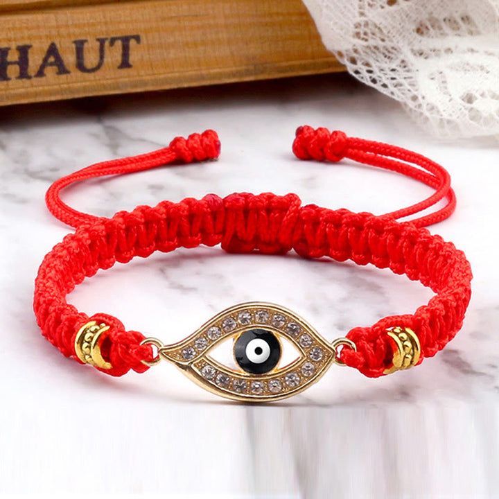 Buddha Stones Evil Eye Keep Away Evil Spirits String Bracelet