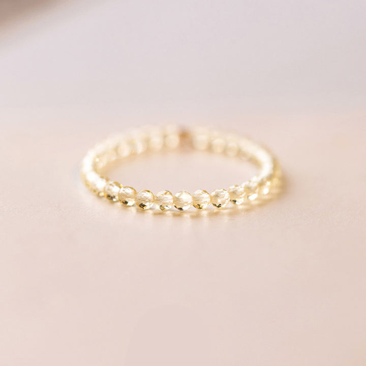 Buddha Stones Natural Citrine Happiness Prosperity Ring - image 11