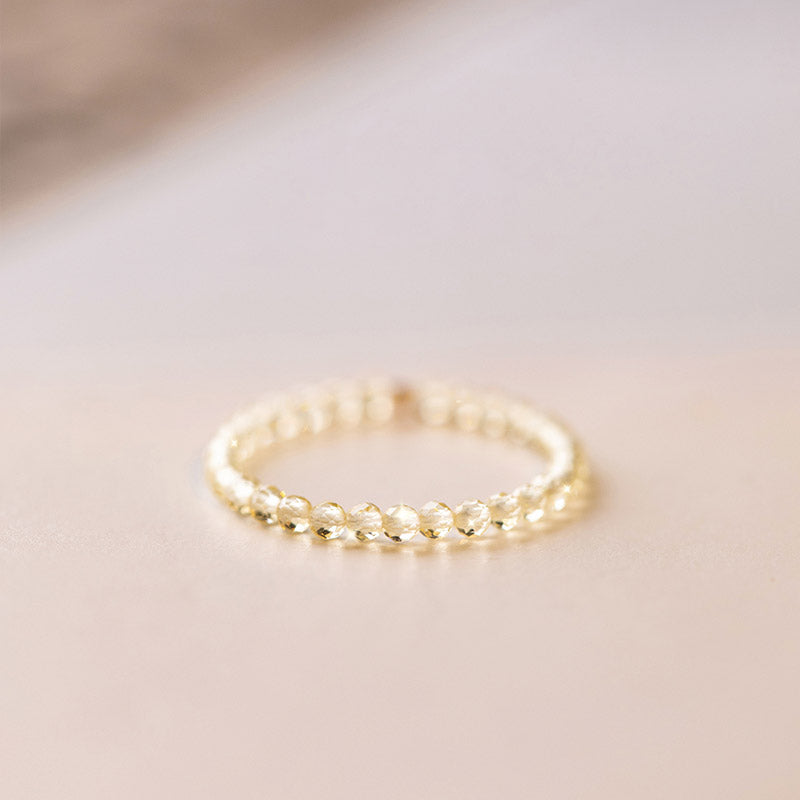 Buddha Stones Natural Citrine Happiness Prosperity Ring - image 10