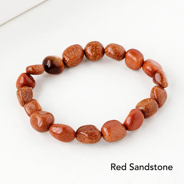 Natural Irregular Shape Crystal Stone Spiritual Awareness Bracelet