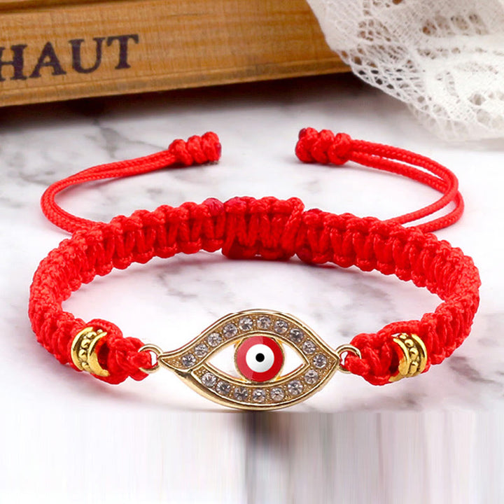 Buddha Stones Evil Eye Keep Away Evil Spirits String Bracelet