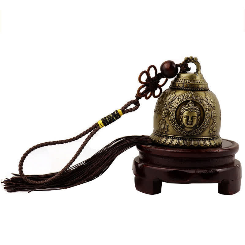 Feng Shui Buddha Koi Fish Phoenix Wind Chime Bell Luck Wall Hanging Decoration - image 2