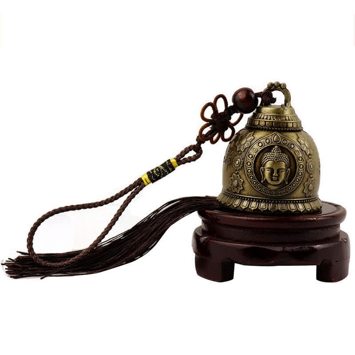 Feng Shui Buddha Koi Fish Phoenix Wind Chime Bell Luck Wall Hanging Decoration - image 2