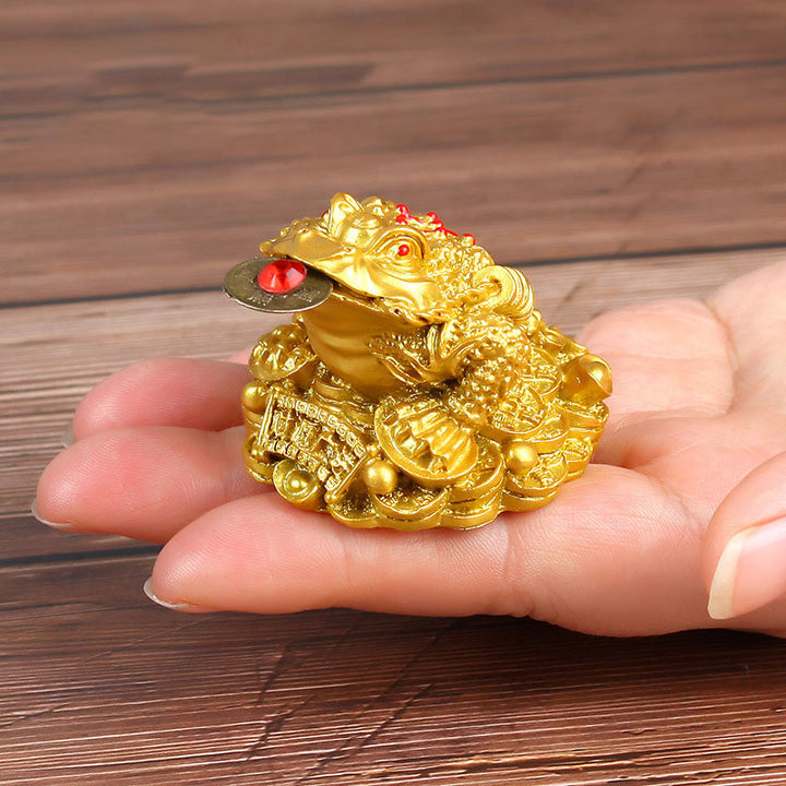Buddha Stones FengShui Wealth Lucky Frog Decoration - image 2
