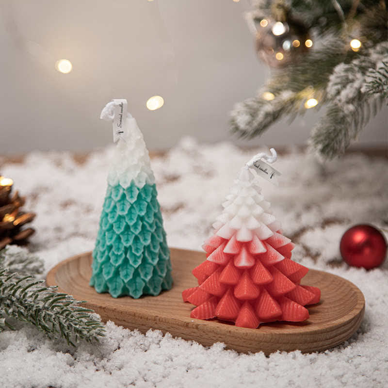 Christmas Tree Scented Soy Wax Candle Gift For Family Friends - image 3