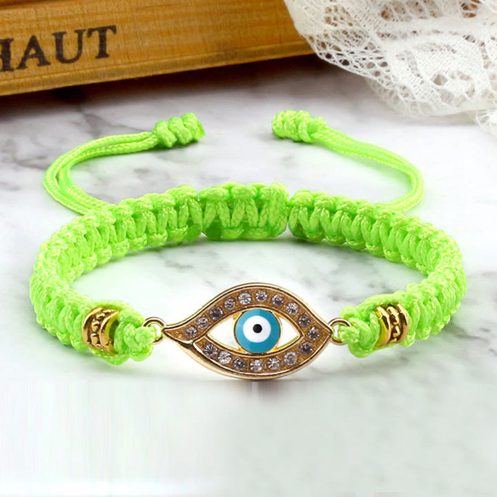 Buddha Stones Evil Eye Keep Away Evil Spirits String Bracelet