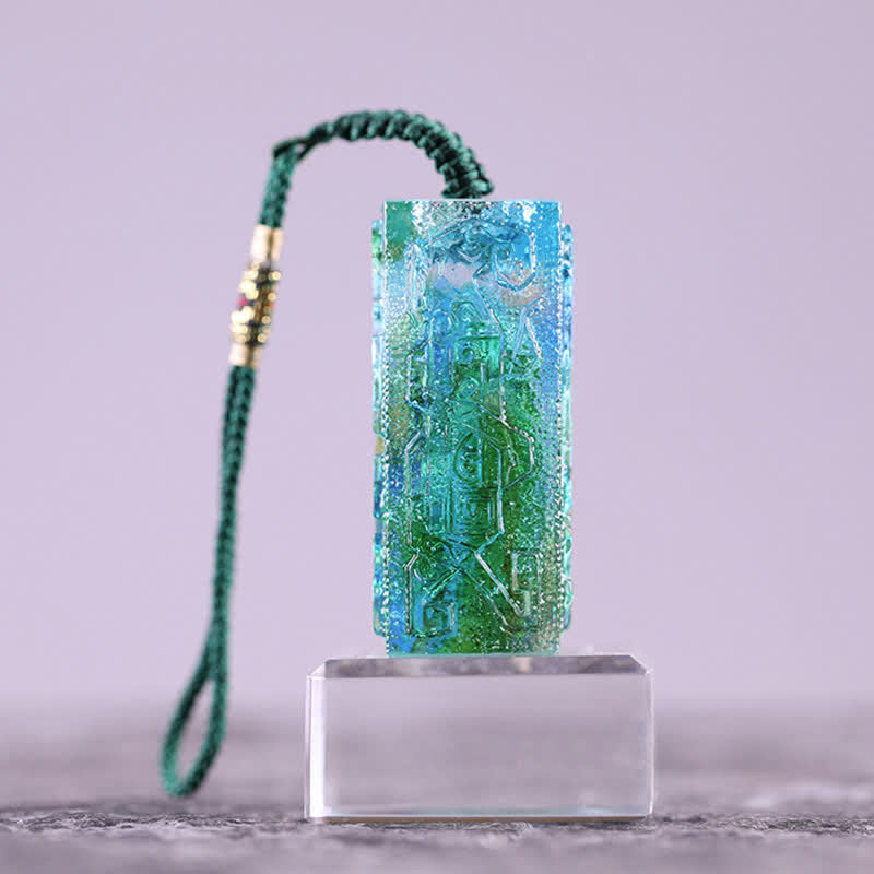 Feng Shui Handmade Liuli Crystal Art Piece Home Office Decoration - image 6