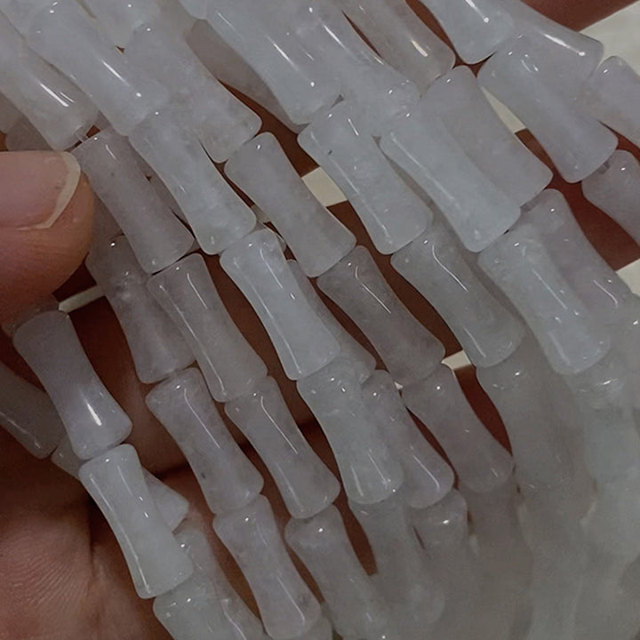 Buddha Stones 925 Sterling Silver Peridot Bamboo Pattern Luck Bracelet - image 7