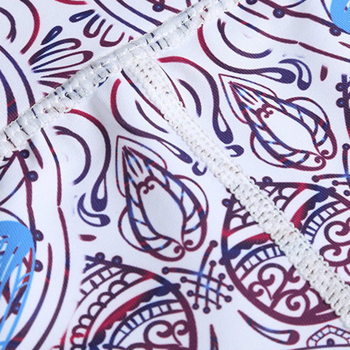 Buddha Stones Flowers Leaves Birds Pants Sports Fitness Yoga Leggings Women's Yoga Pants - image 10