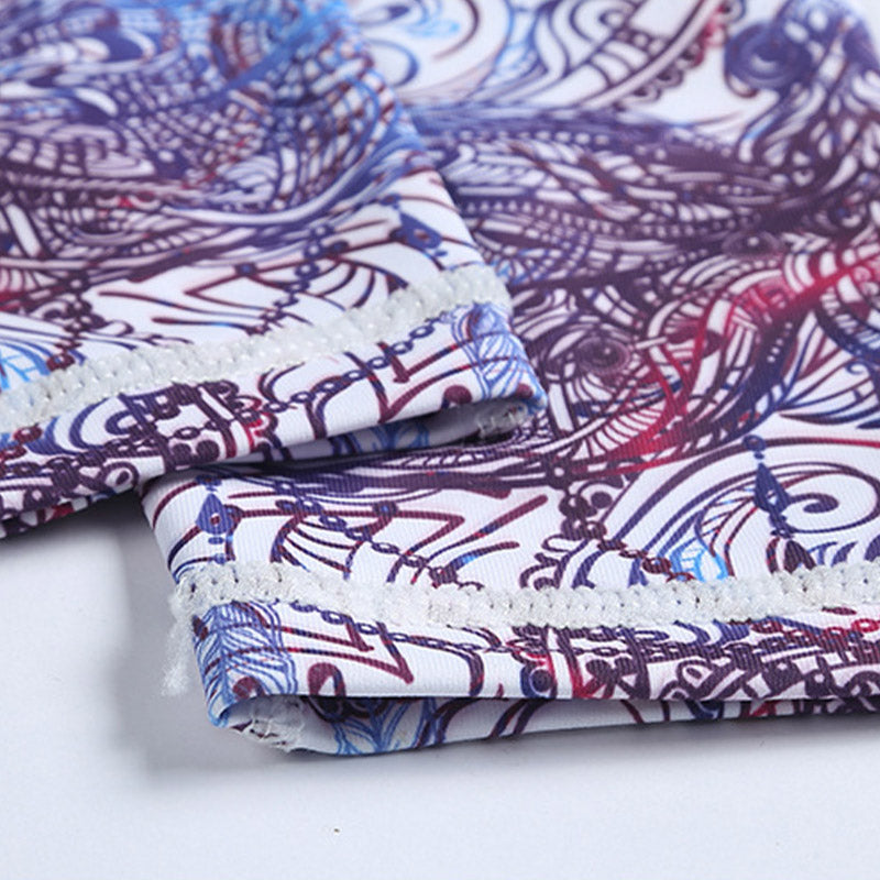 Buddha Stones Flowers Leaves Birds Pants Sports Fitness Yoga Leggings Women's Yoga Pants - image 12