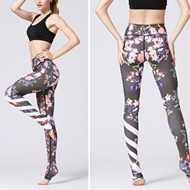 Buddha Stones Lotus Flower Floral Print Design Pants Sports Fitness Yoga Leggings Women's Yoga Pants - image 31