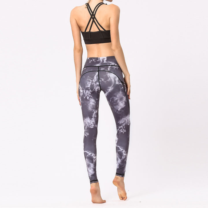 Buddha Stones Colorful Print Pants Sports Exercise Fitness Leggings Women's Yoga Pants