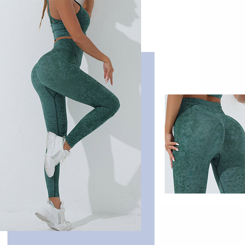 Buddha Stones Seamless Fitness Crop Tank Top High Waist Leggings Pants Sports Gym Yoga Outfits - image 27