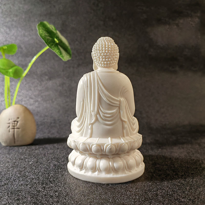 Buddha Stones Mini Ivory Fruit Tathagata Buddha Lotus Kwan Yin Avalokitesvara Manjusri Samantabhadra Serenity Desk Decoration - image 24