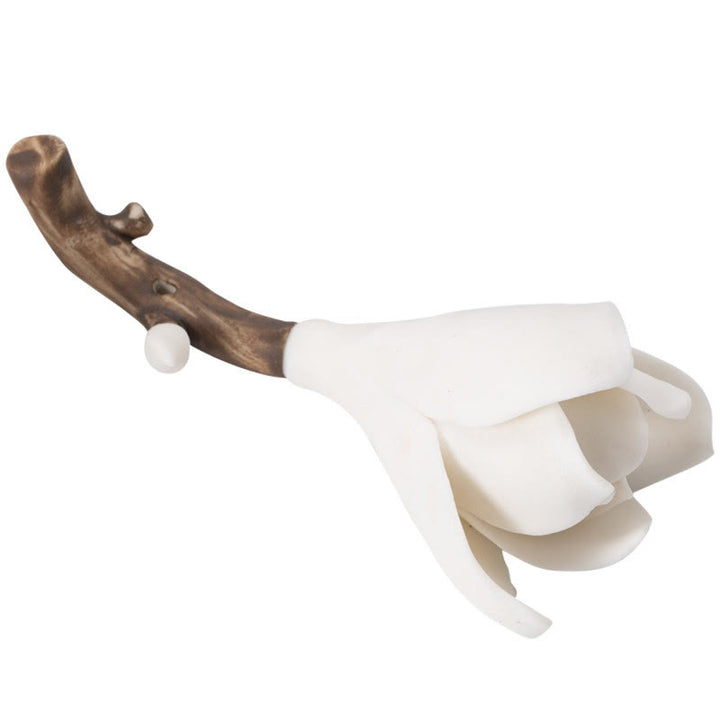 Buddha Stones Gardenia Flower Pattern Ceramic Healing Incense Burner Decoration - image 20