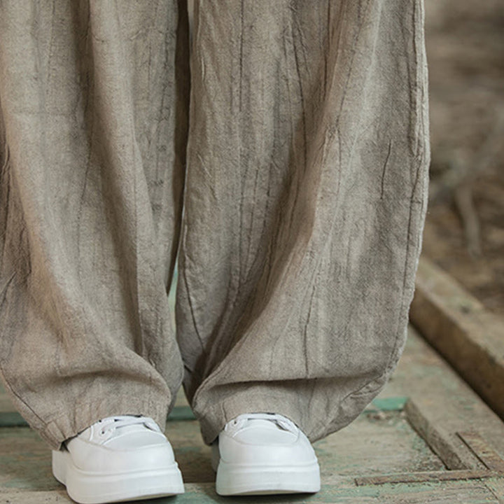 Buddha Stones Retro Tie Dye Harem Pants Casual Women's Yoga Pants With Pockets - image 15