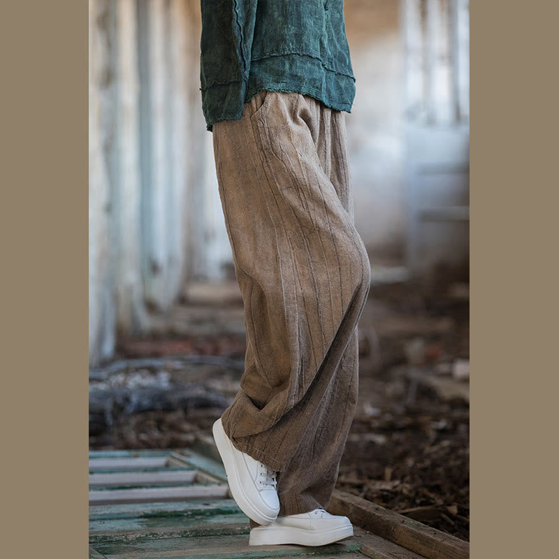 Buddha Stones Retro Tie Dye Harem Pants Casual Women's Yoga Pants With Pockets - image 23