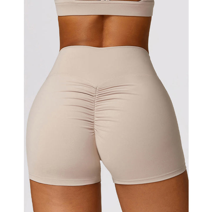 Buddha Stones Gym Sports Yoga Backless Bra Crop Tank Top Breathable Shorts - image 15