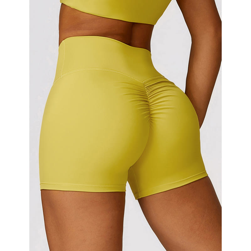 Buddha Stones Gym Sports Yoga Backless Bra Crop Tank Top Breathable Shorts - image 43