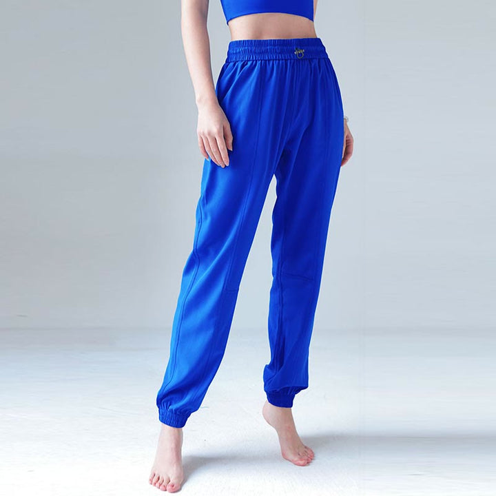 Buddha Stones High Waist Fitness Yoga Sports Jogger Track Pants With Pockets Sweatpants - Blue - US8-10，UK/AU12-14，EU40-42 (XL) - image 28