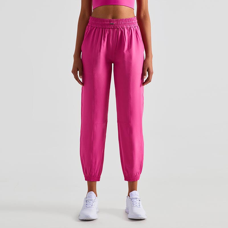 Buddha Stones High Waist Fitness Yoga Sports Jogger Track Pants With Pockets Sweatpants - Rose Red - US8-10，UK/AU12-14，EU40-42 (XL) - image 34