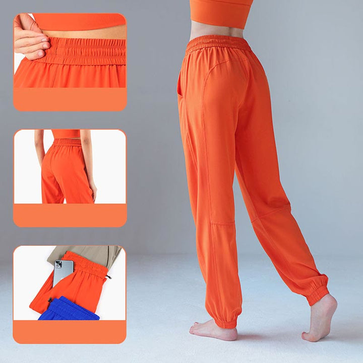 Buddha Stones High Waist Fitness Yoga Sports Jogger Track Pants With Pockets Sweatpants - image 4