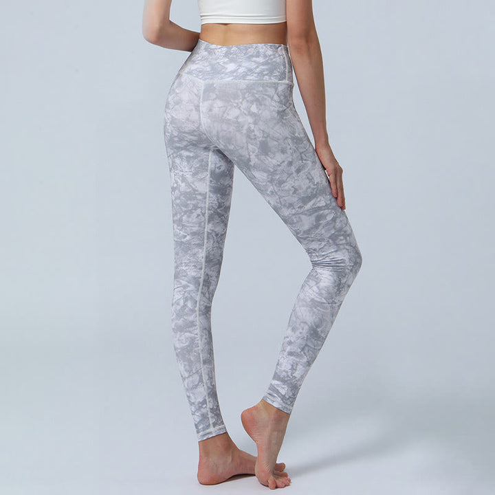 Buddha Stones Flowers Leaves Print Sports Fitness Yoga High Waist Leggings Women's Yoga Pants - image 17
