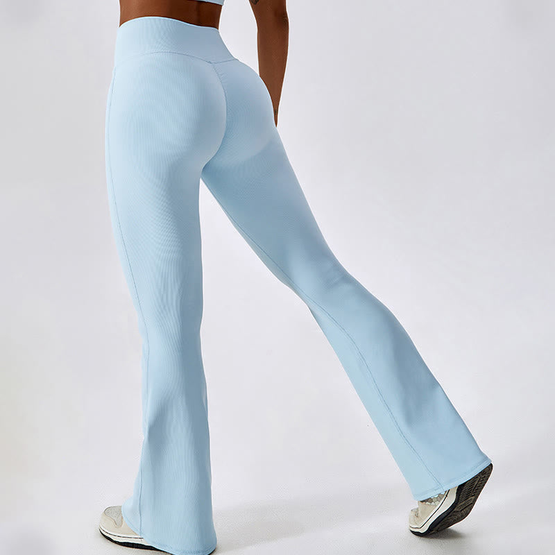 Buddha Stones Sleeveless Crop Tank Top Flared Pants Sports Fitness Yoga - image 44