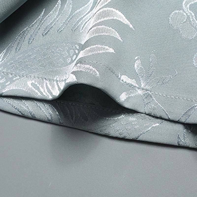 Buddha Stones Dragon Pattern Tang Suit Hanfu Traditional Uniform Short Sleeve Top Pants Clothing Men's Set - image 6