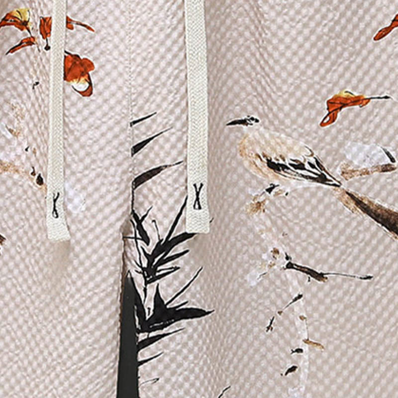 Buddha Stones Landscape Coconut Trees Magpie Pattern Short Sleeve Shorts Men's Set - image 23