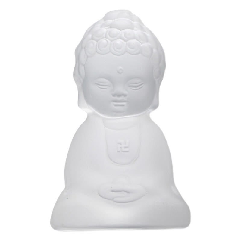 Buddha Stones Mini Tathagata Buddha Liuli Serenity Desk Decoration - image 8