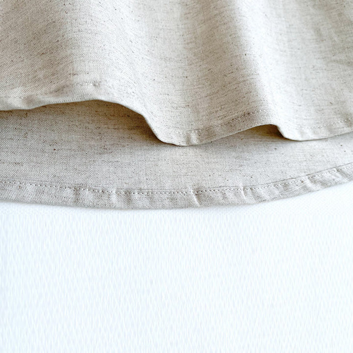 Buddha Stones Solid Color Men Short Sleeve Button Linen Shirt - image 14