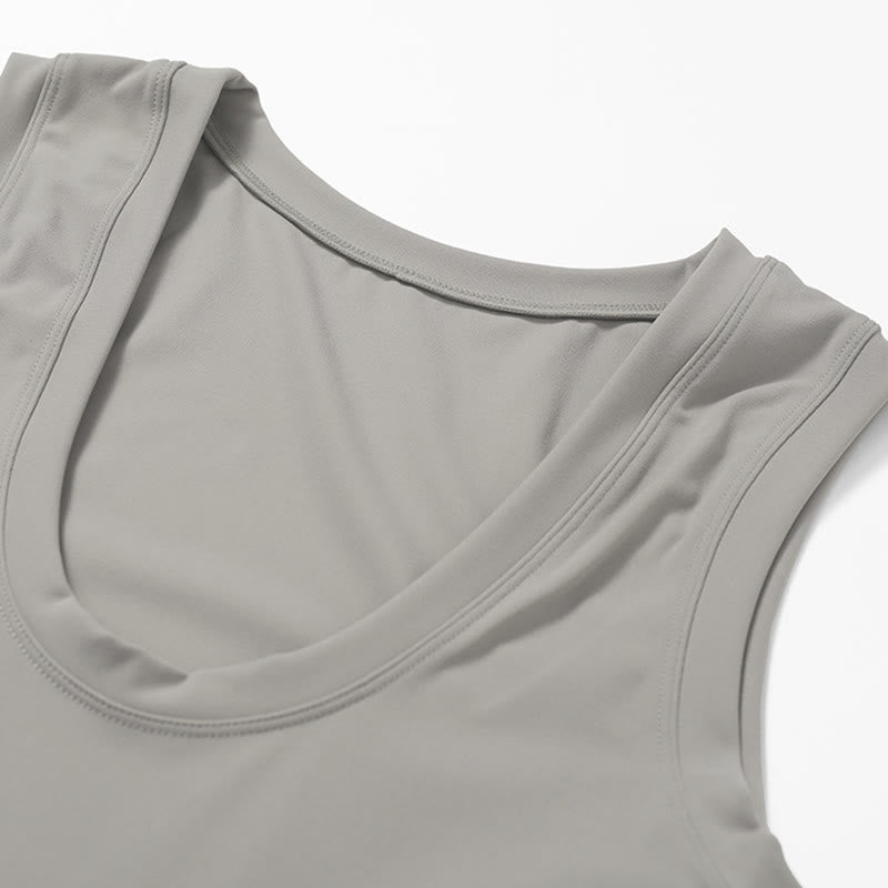 Buddha Stones Solid Color Sports Tennis Yoga Lace-up Women Sports Dress - image 25