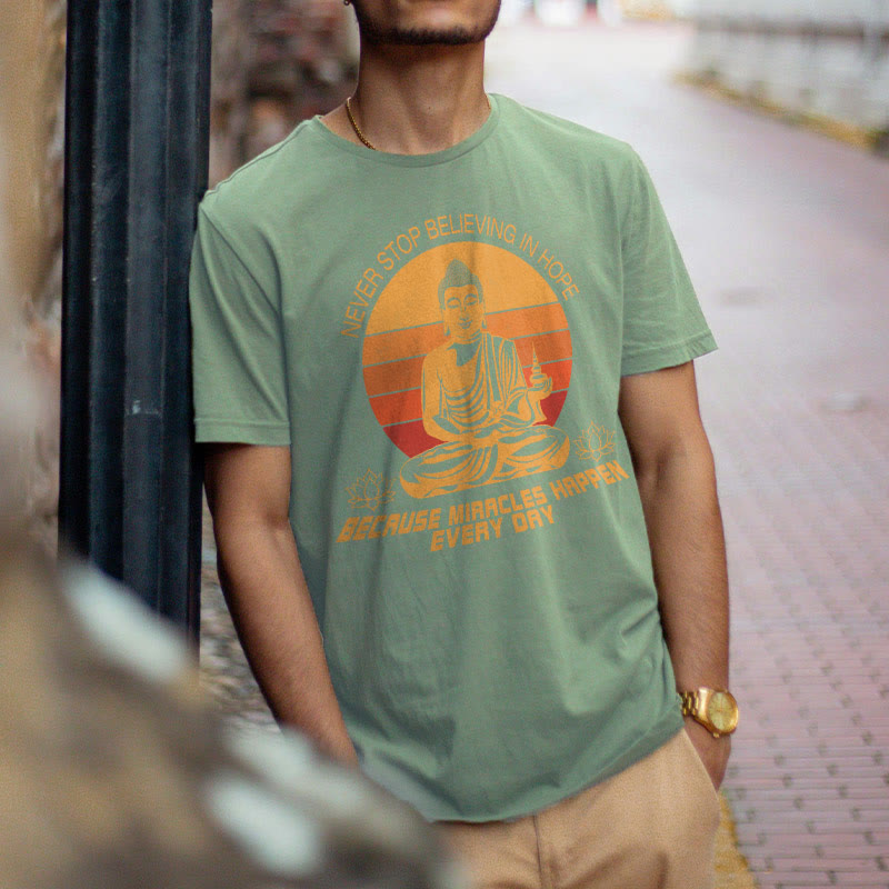 Buddha Stones Never Stop Believing In Hope Tee T-shirt - image 8