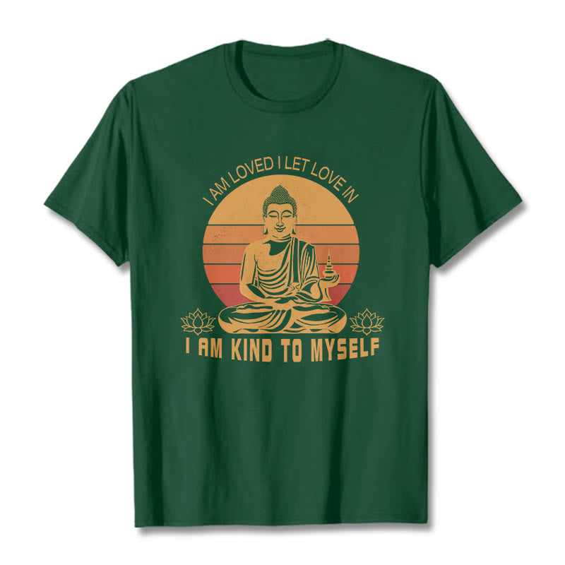Buddha Stones I Am Loved Tee T-shirt - ForestGreen - 2XL - image 6