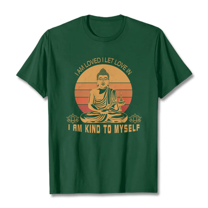 Buddha Stones I Am Loved Tee T-shirt - ForestGreen - 2XL - image 6