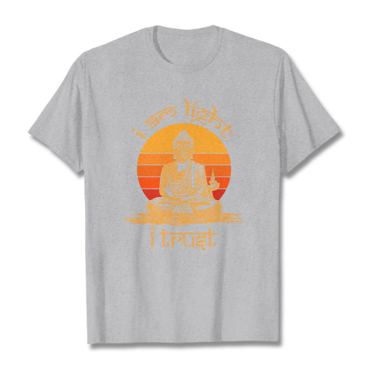 Buddha Stones I Am Light I Trust Tee T-shirt