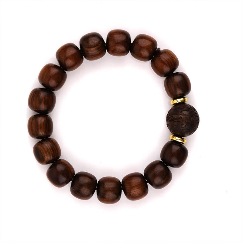 Buddha Stones Natural Rosewood Compassion Bracelet