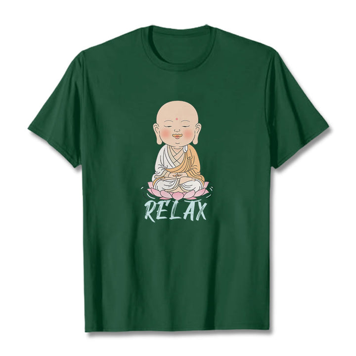 Buddha Stones RELAX Buddha Tee T-shirt - ForestGreen - RELAX - 2XL - image 29