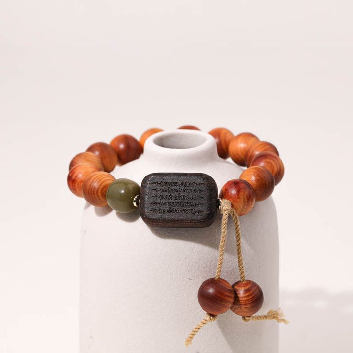 Buddha Stones Natural Thuja Sutchuenensis Purify Bracelet