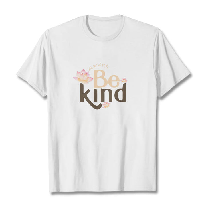 Buddha Stones Always Be Kind Tee T-shirt - White - 2XL - image 5