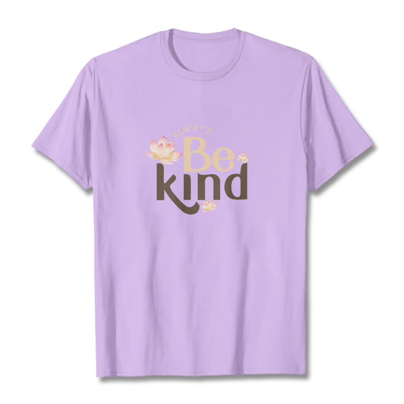 Buddha Stones Always Be Kind Tee T-shirt - Plum - 2XL - image 16