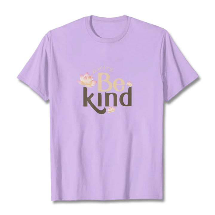 Buddha Stones Always Be Kind Tee T-shirt - Plum - 2XL - image 16