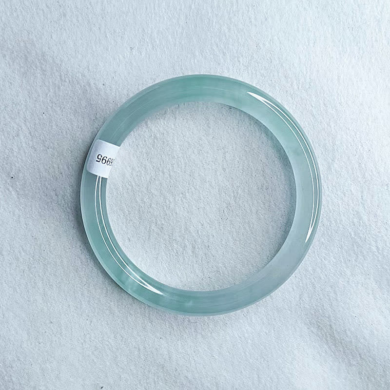 Buddha Stones Blue Chalcedony Emotional Balance Energy Bracelet Bangle - image 4